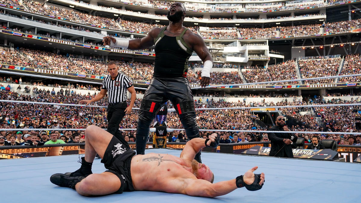 Omos says Brock Lesnar doesn’t ‘get the credit he deserves’