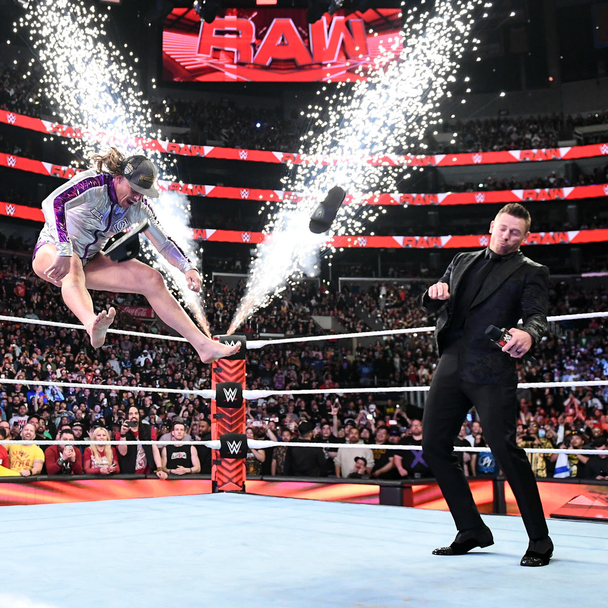 Matt Riddle vs. Miz match pulled from WWE Raw prior to travel delays