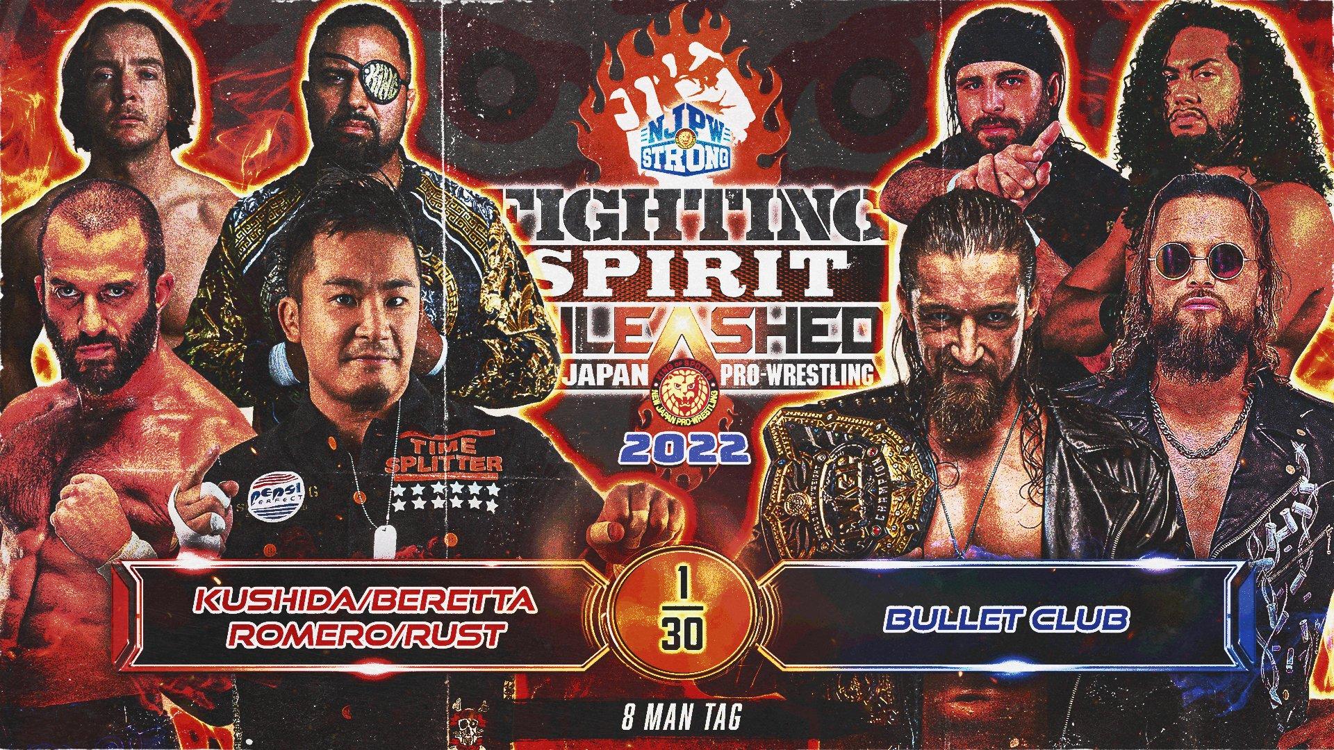 NJPW Strong results: Eight-man tag team action