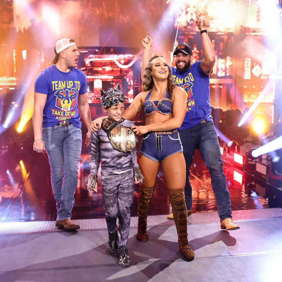 Josh Briggs, Brooks Jensen & Fallon Henley debut at WWE Main Event taping