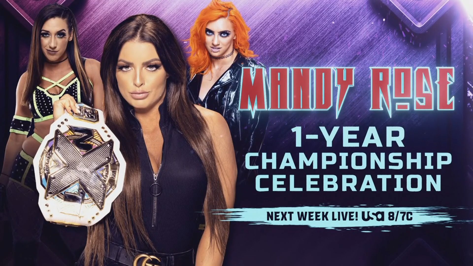 Mandy Rose’s one-year title celebration set for next week’s WWE NXT