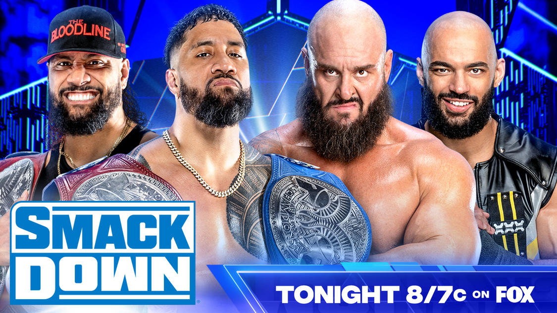 WWE SmackDown live results: The Usos vs. Braun Strowman & Ricochet