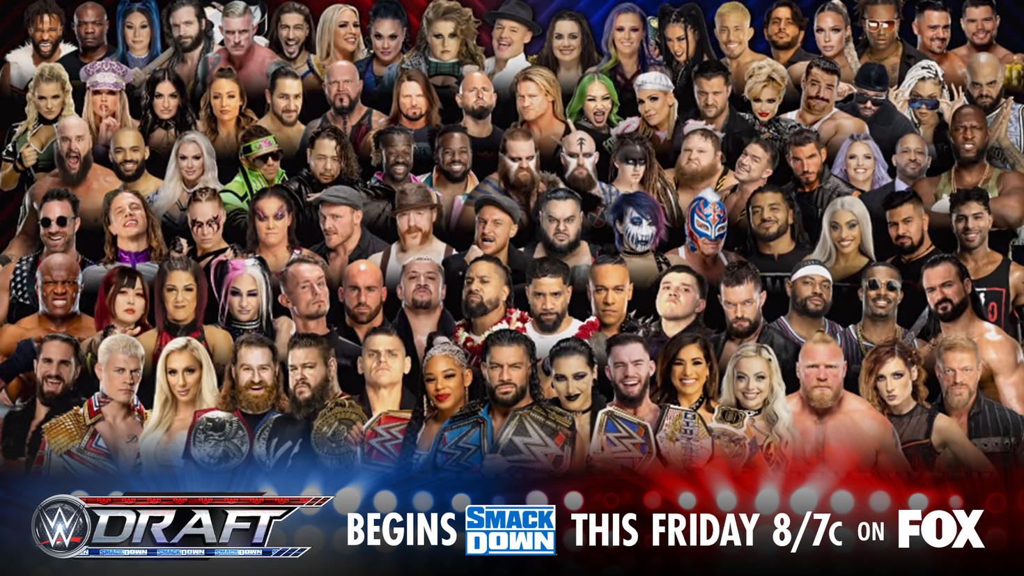 WWE reveals wrestlers eligible for each night of 2023 Draft