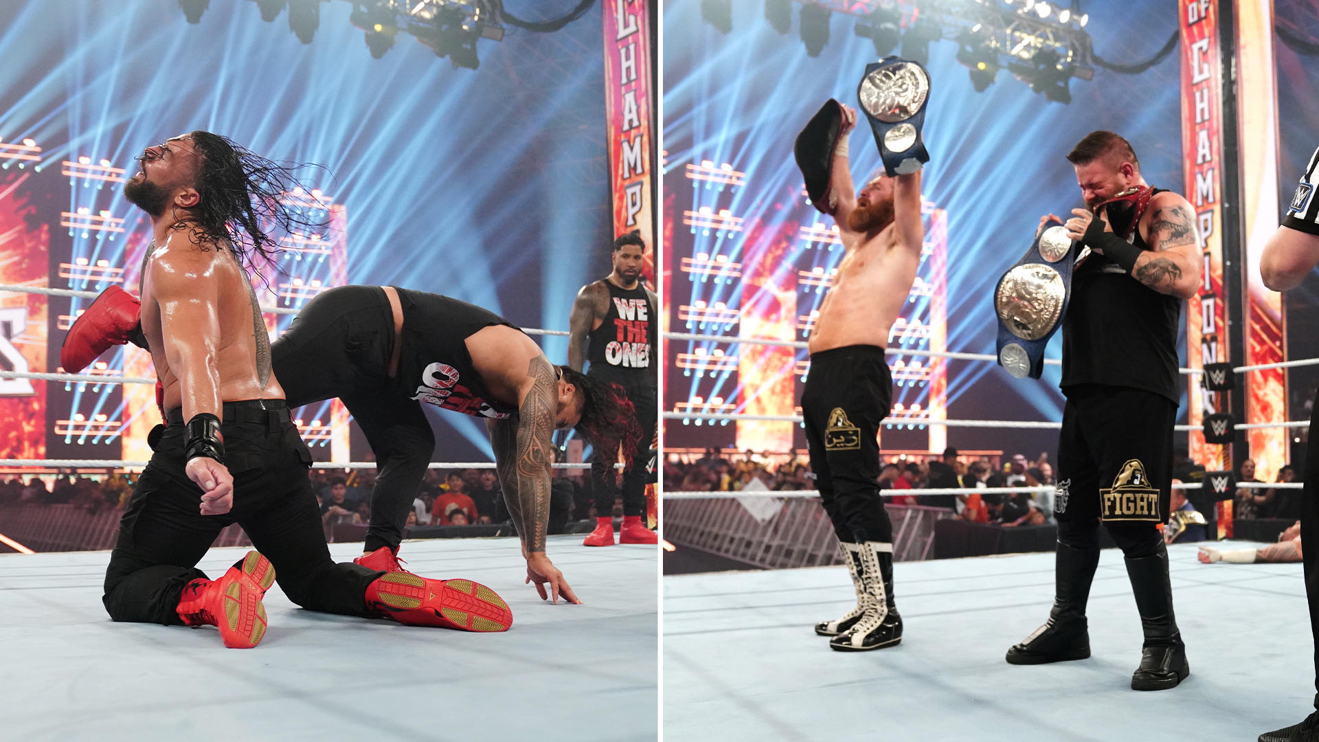 WWE Night of Champions review: The Bloodline fractures