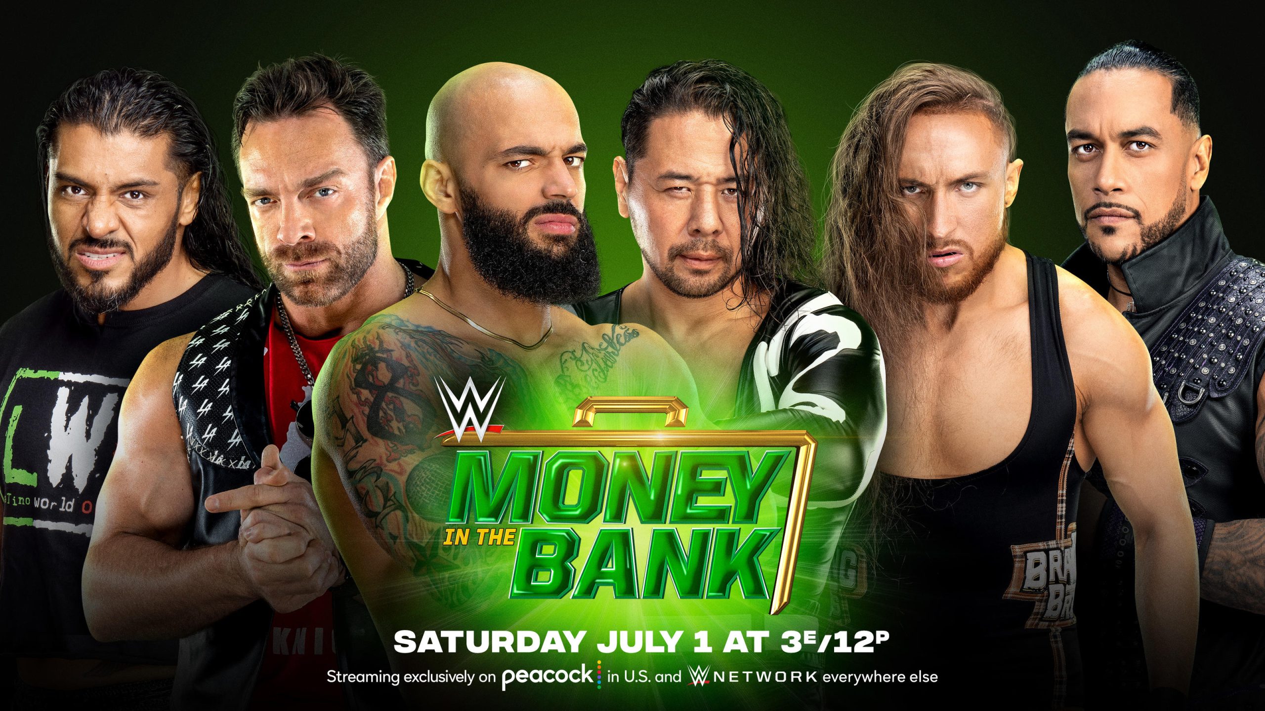 Field set for men’s WWE Money in the Bank ladder match
