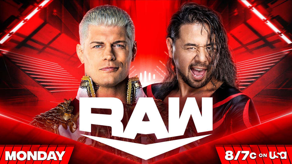 WWE Raw live results: Cody Rhodes vs. Nakamura bull rope match