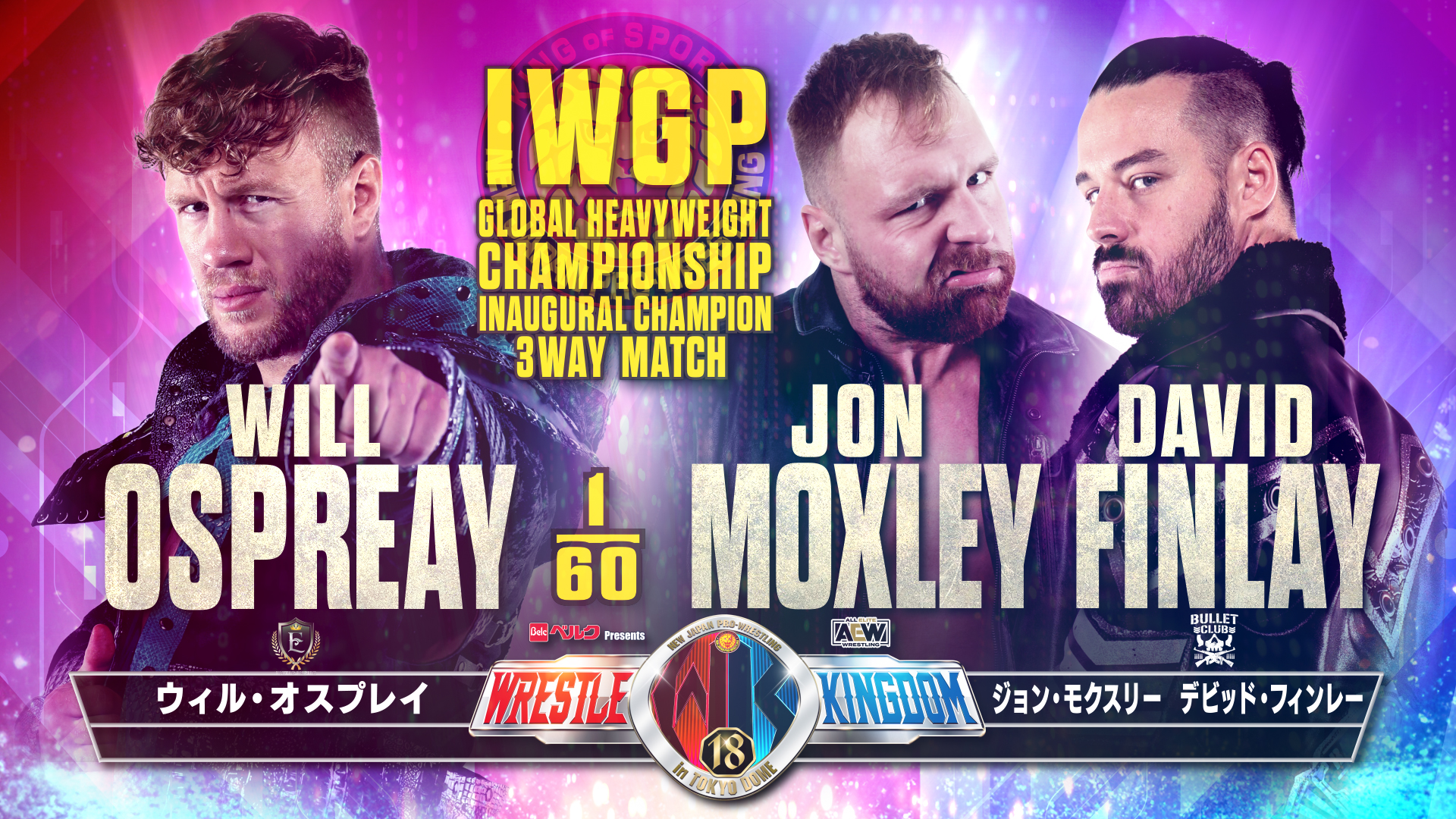 NJPW introducing IWGP Global Championship at Wrestle Kingdom 18
