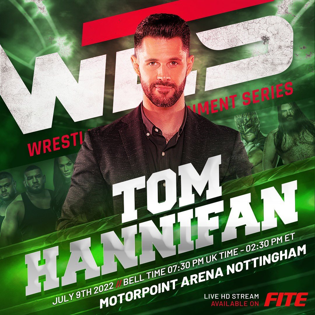 Tom Hannifan joins commentary team for WES debut show