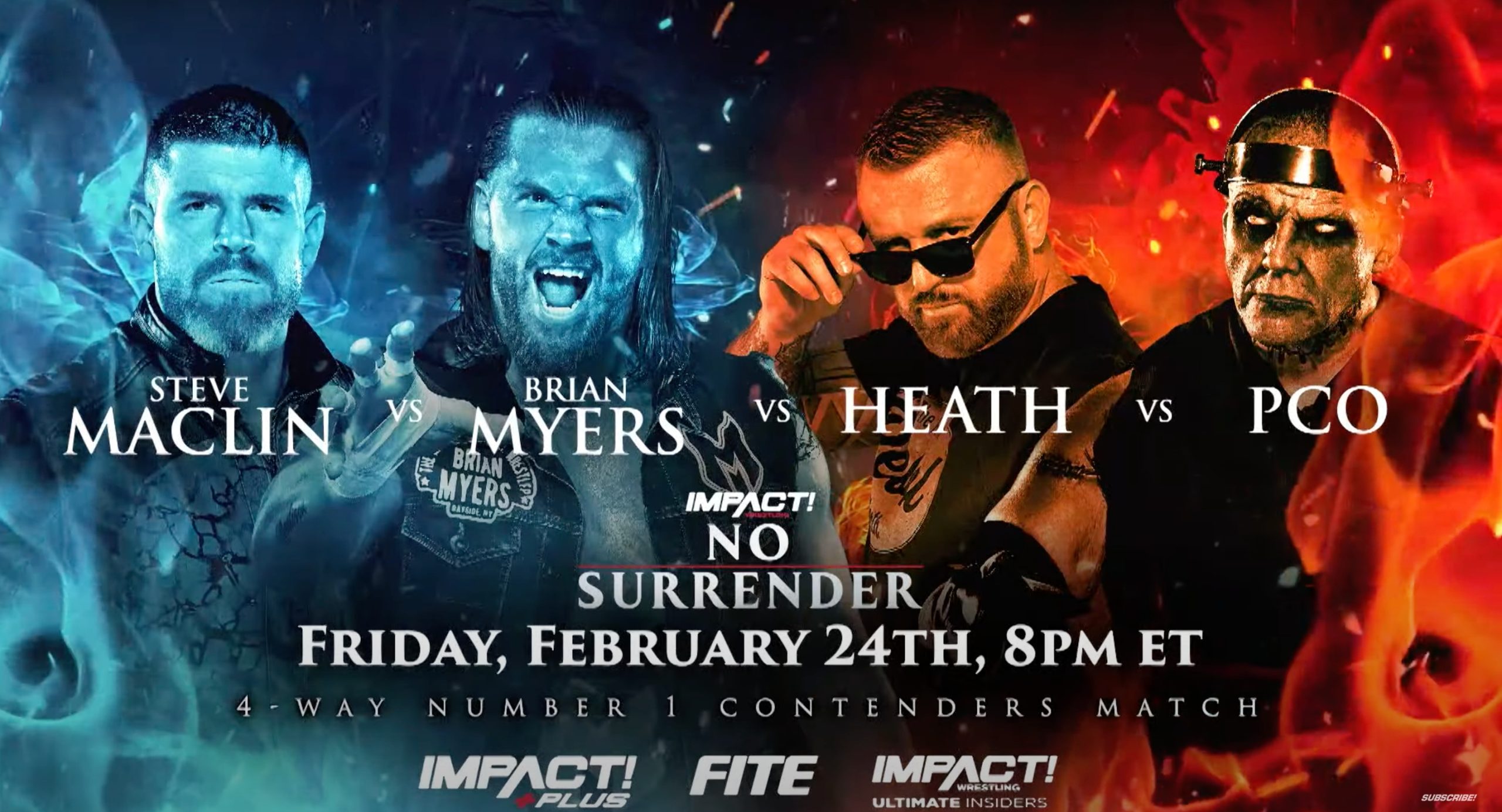 Four-way no. 1 contender’s match finalized for Impact No Surrender