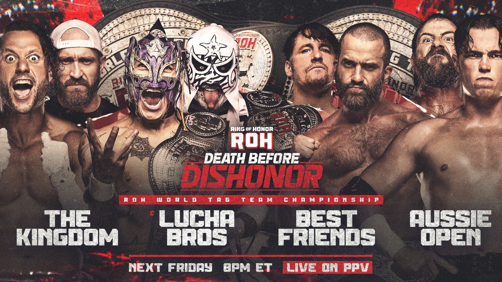 Four-way Tag Team title match added to ROH Death Before Dishonor