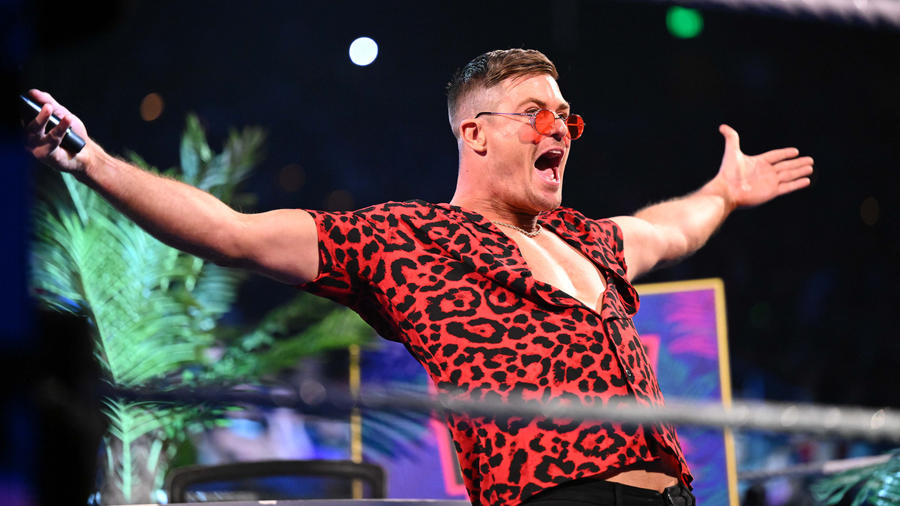 Fan hops rail, attempts to go after Grayson Waller at WWE house show