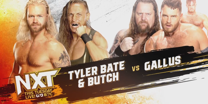Butch & Tyler Bate vs. Gallus set for WWE NXT