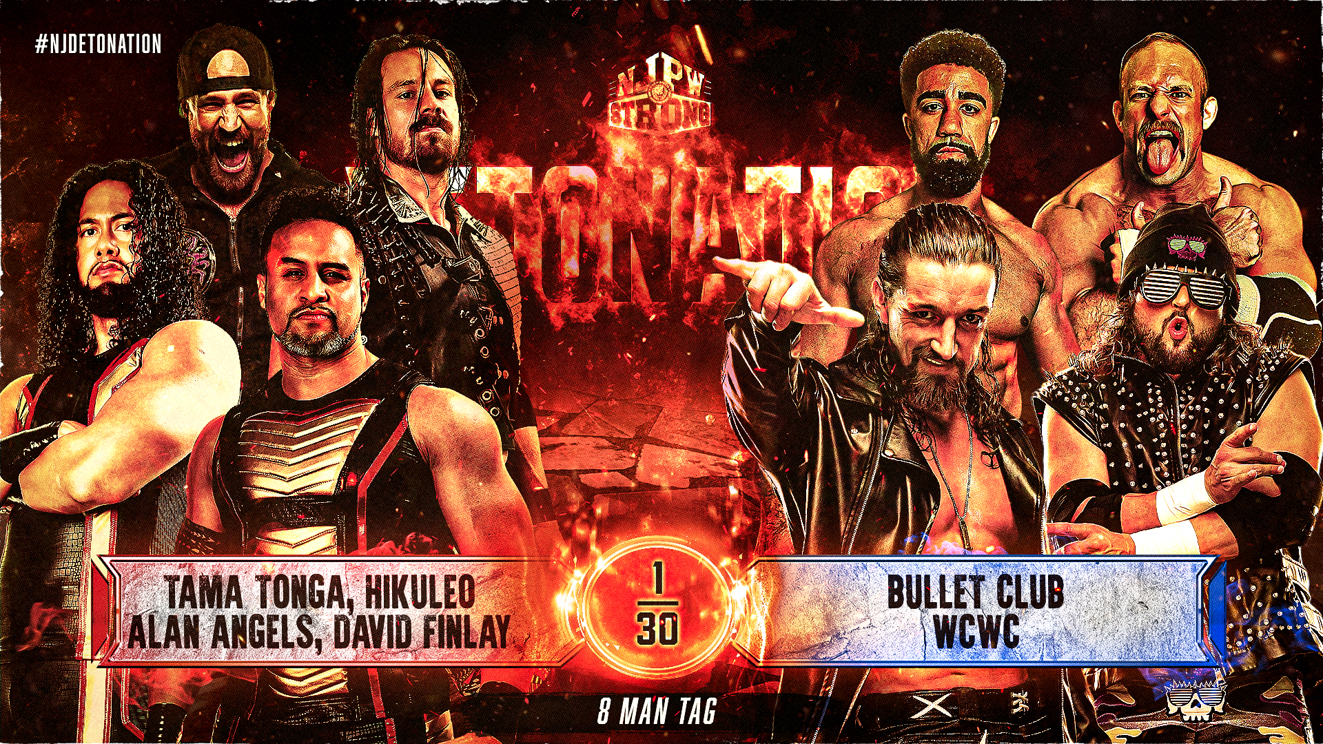 Eight-man tag announced for Saturday’s NJPW Strong
