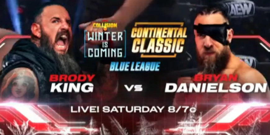 Bryan Danielson vs. Brody King set for AEW Collision Winter is Coming