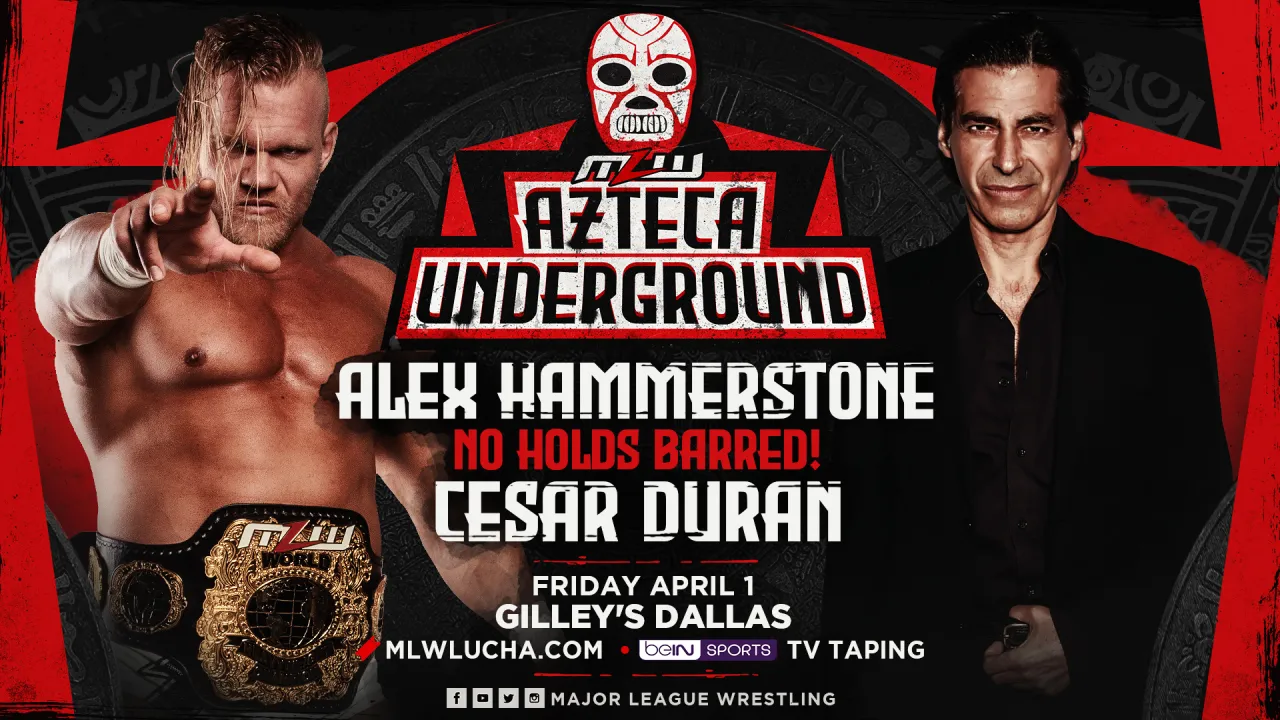 Hammerstone vs. Cesar Duran no holds barred match set for MLW Azteca Underground