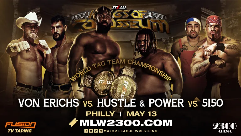 Triple threat MLW Tag Team title match announced for Kings of Colosseum