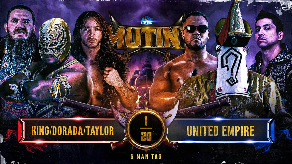 NJPW Strong results: United Empire six-man tag match