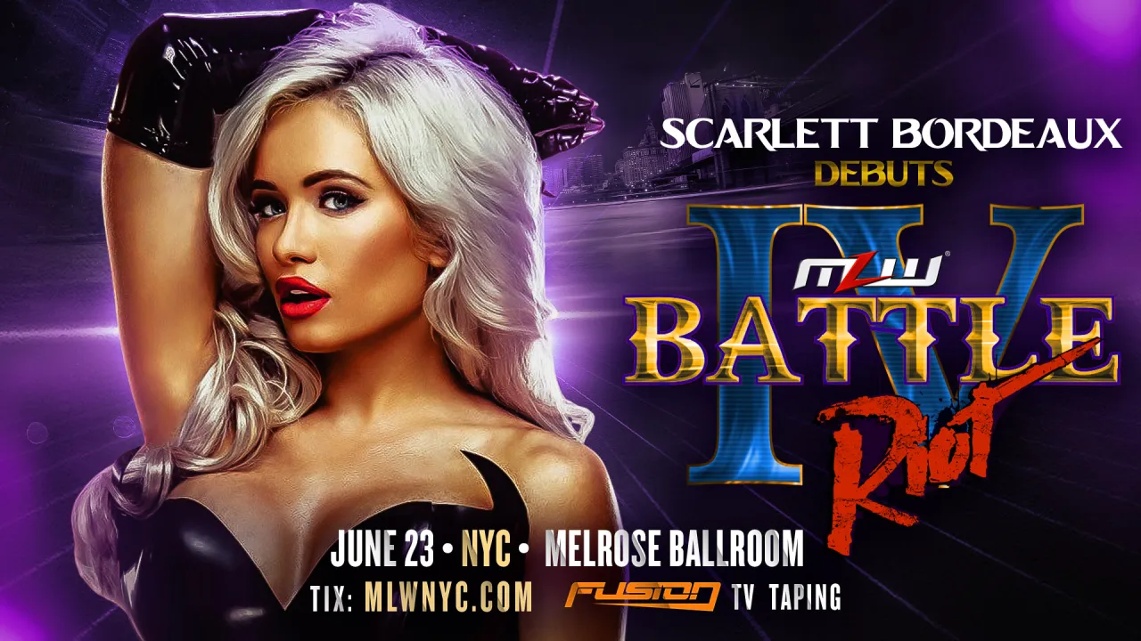 Scarlett Bordeaux to make MLW in-ring debut at Battle Riot IV