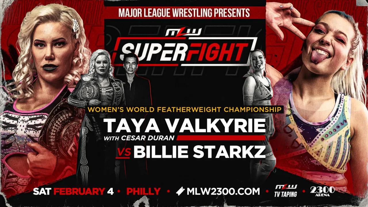Taya Valkyrie vs. Billie Starkz title match set for MLW SuperFight