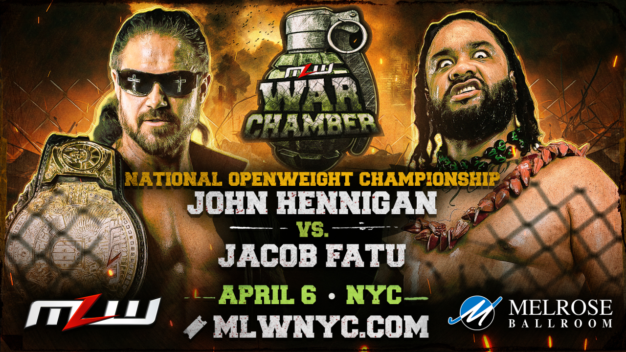 Morrison vs. Fatu title match set for MLW War Chamber tapings