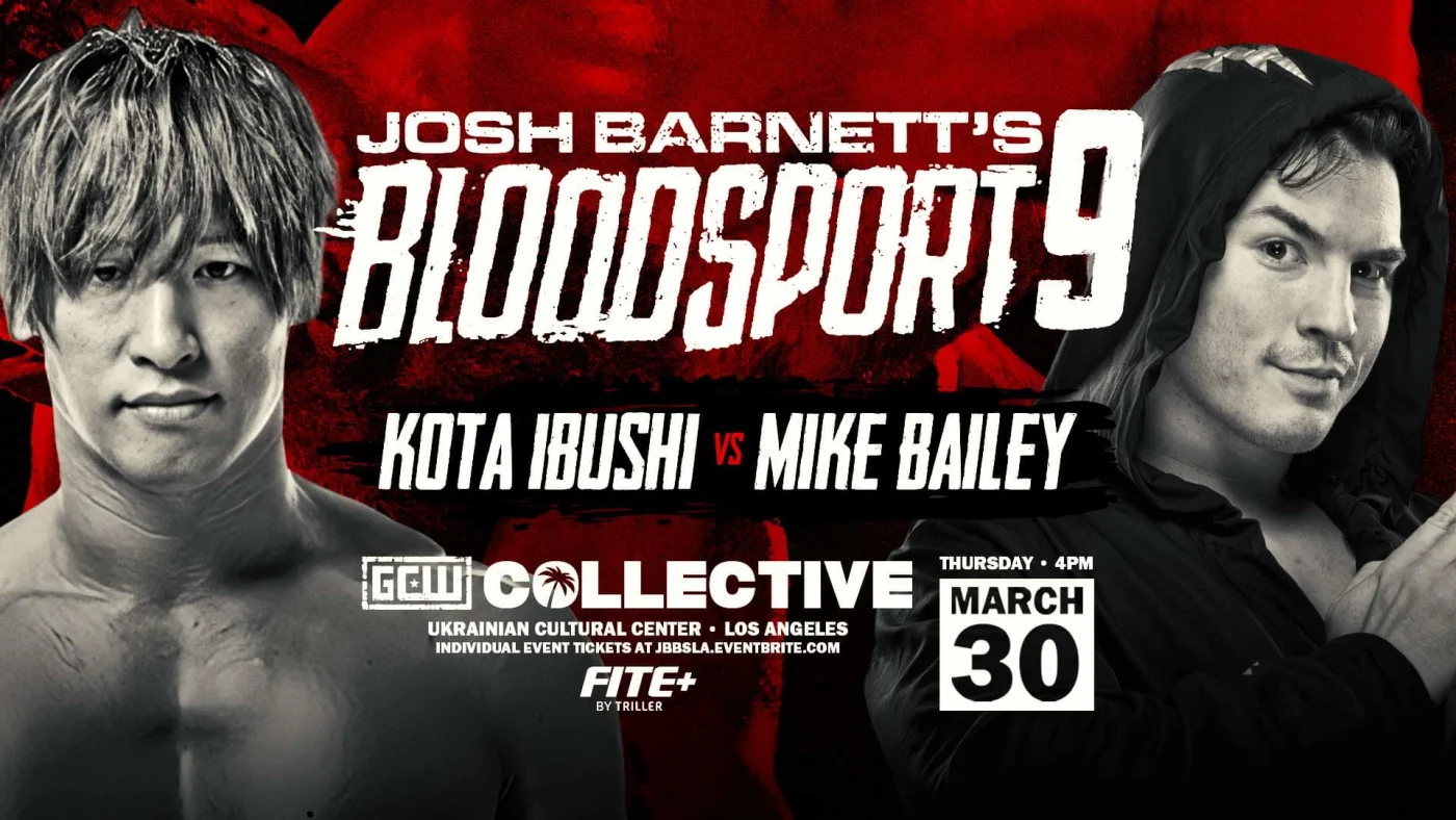 Josh Barnett’s Bloodsport 9 live results: Kota Ibushi vs. Mike Bailey