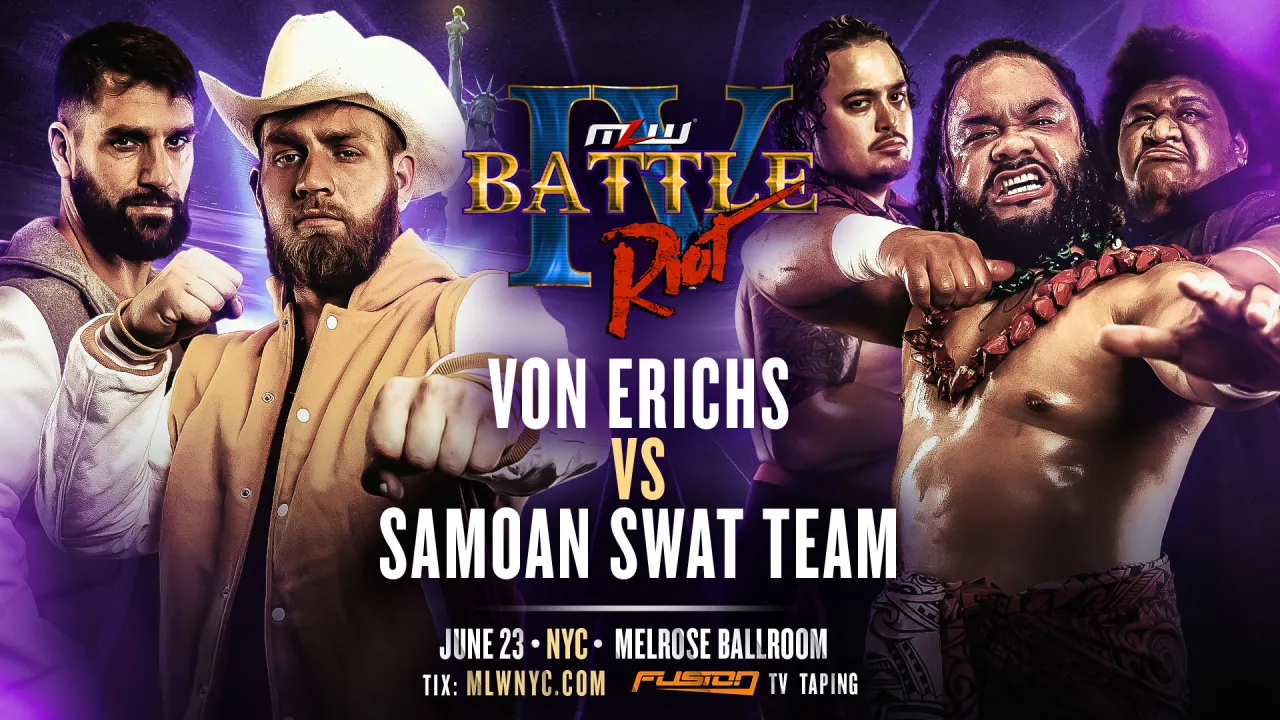 Von Erichs vs. Samoan Swat Team added to MLW Battle Riot IV