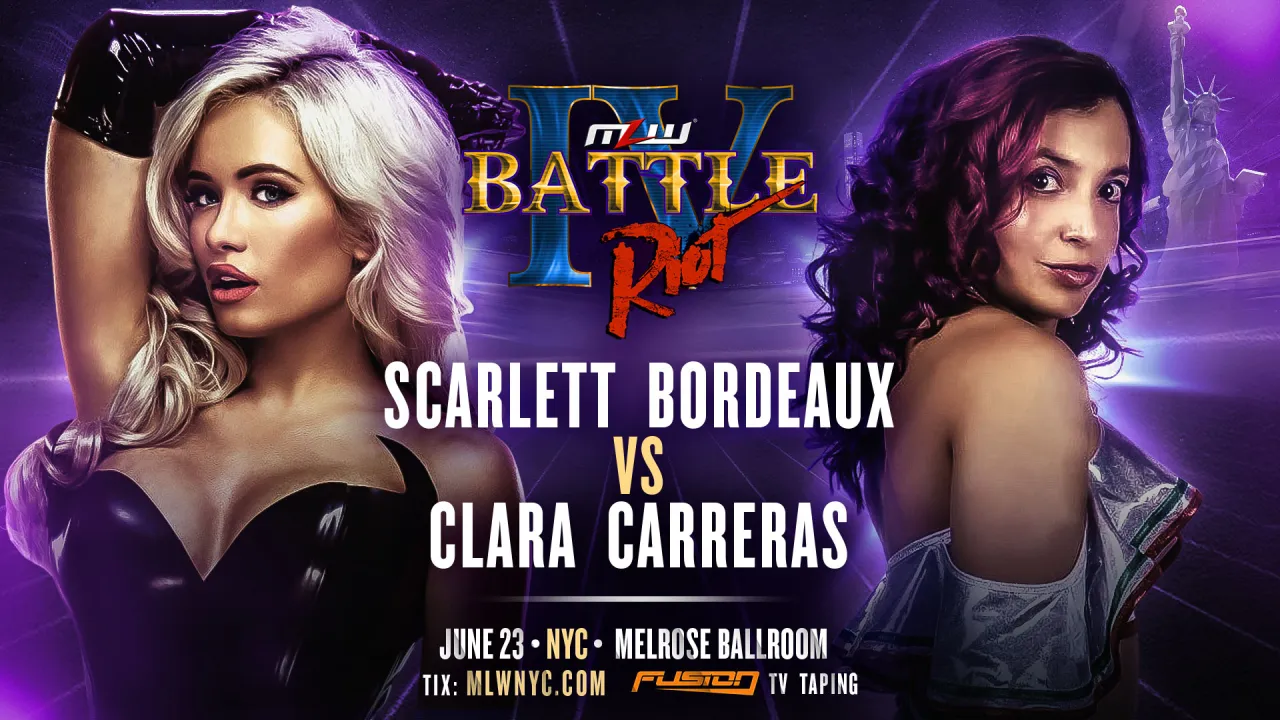 Scarlett Bordeaux match official for MLW Battle Riot IV