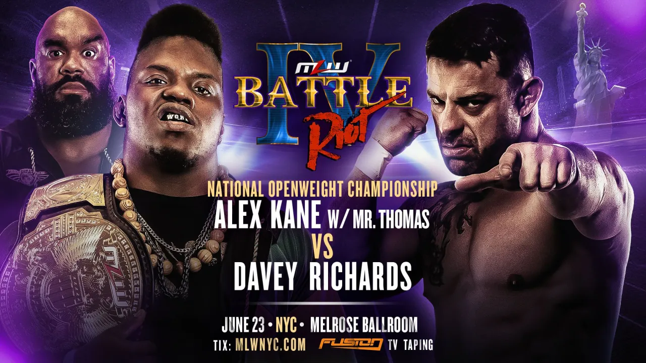 National Openweight title match added to MLW Battle Riot IV