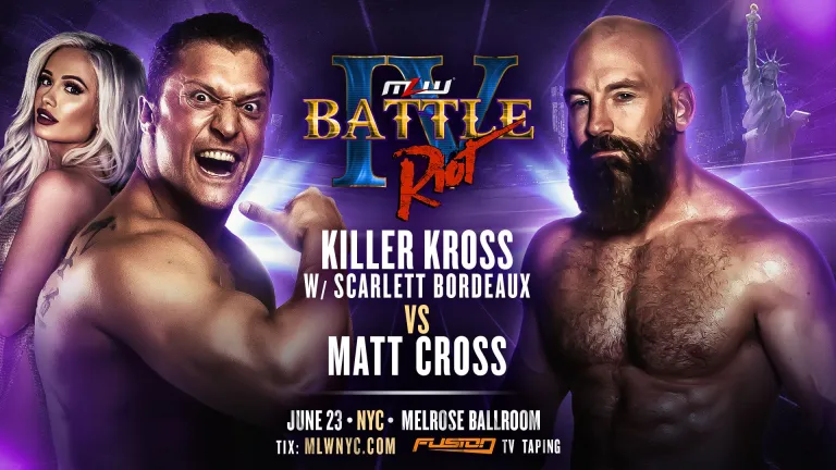 Killer Kross vs. Matt Cross added to MLW Battle Riot IV
