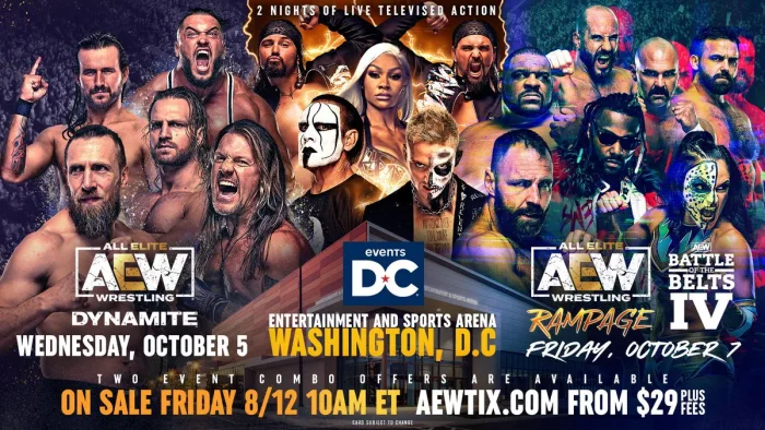 AEW Battle of the Belts IV to air live after Rampage