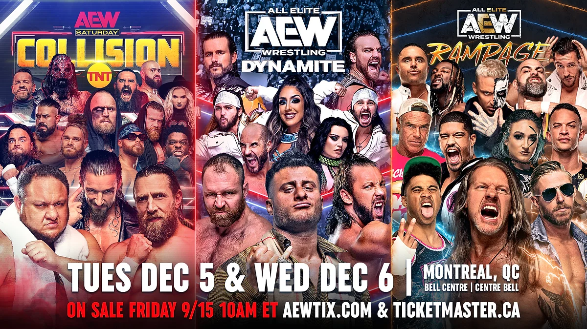 AEW announces Montreal & Memphis debut dates