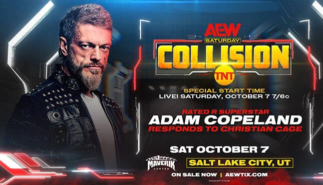 AEW Collision live results: Adam Copeland responds to Christian Cage