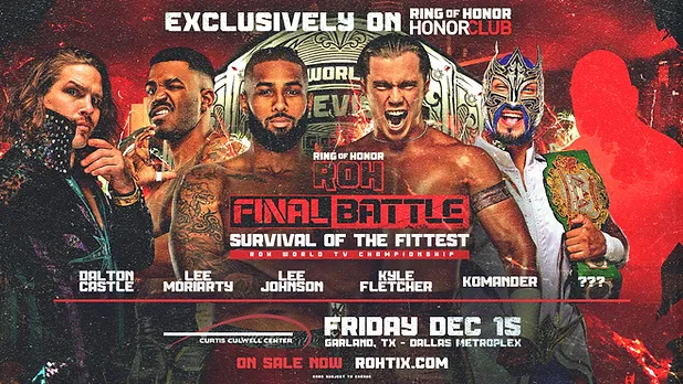 ROH Final Battle TV title match to have mystery competitor