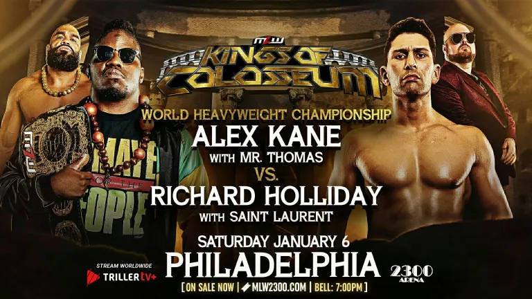 MLW Kings of Colosseum notes: Matt Riddle debut, Alex Kane vs. Richard Holliday