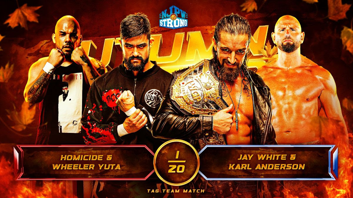 NJPW Strong results: Jay White & Karl Anderson vs. Wheeler Yuta & Homicide