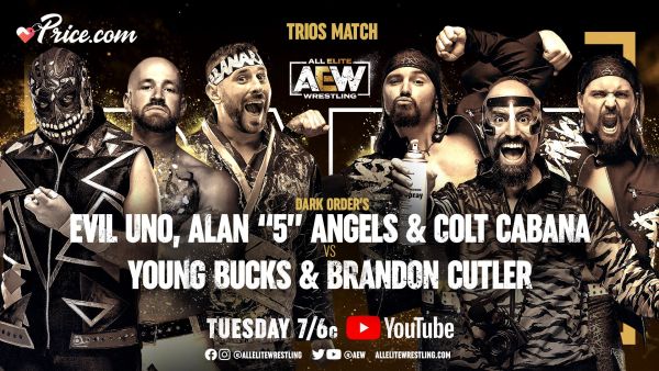 AEW Dark results: Young Bucks & Brandon Cutler vs. Dark Order