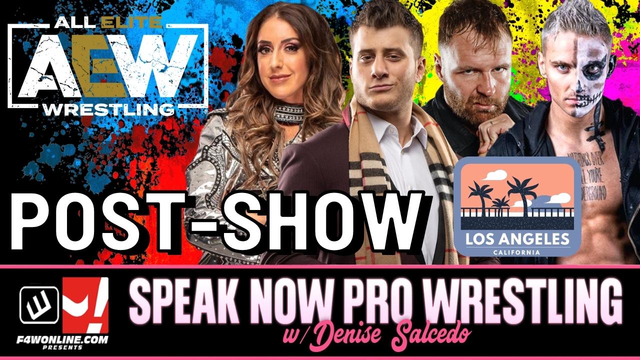 Speak Now: AEW DYNAMITE LA DEBUT, live show experience