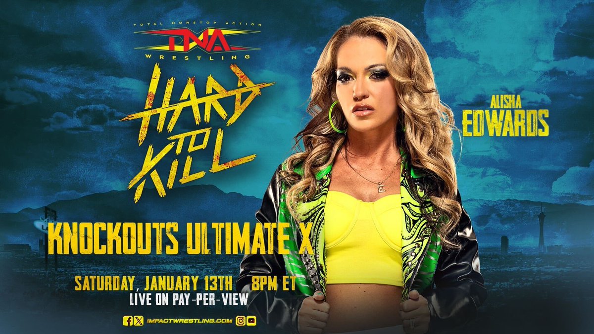 Alisha Edwards added to Knockouts Ultimate X at TNA Hard to Kill