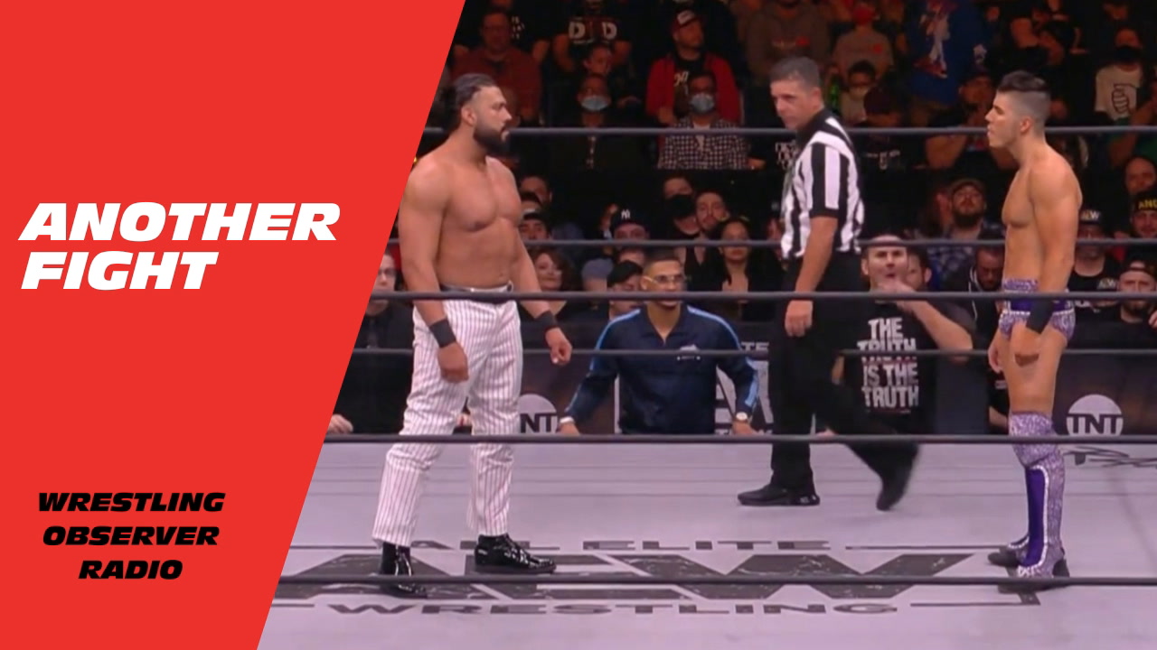 Andrade, Sammy Guevara get into the latest AEW backstage fight: Wrestling Observer RAdio