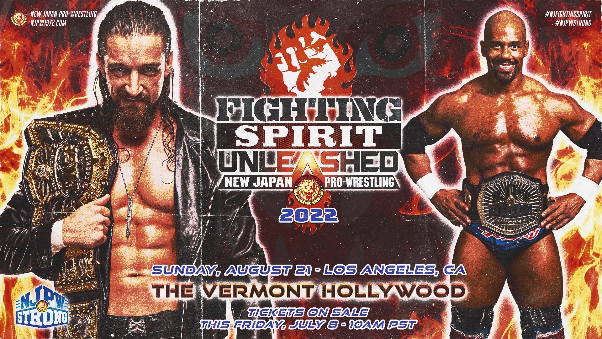 NJPW Strong Fighting Spirit Unleashed taping announced for Los Angeles