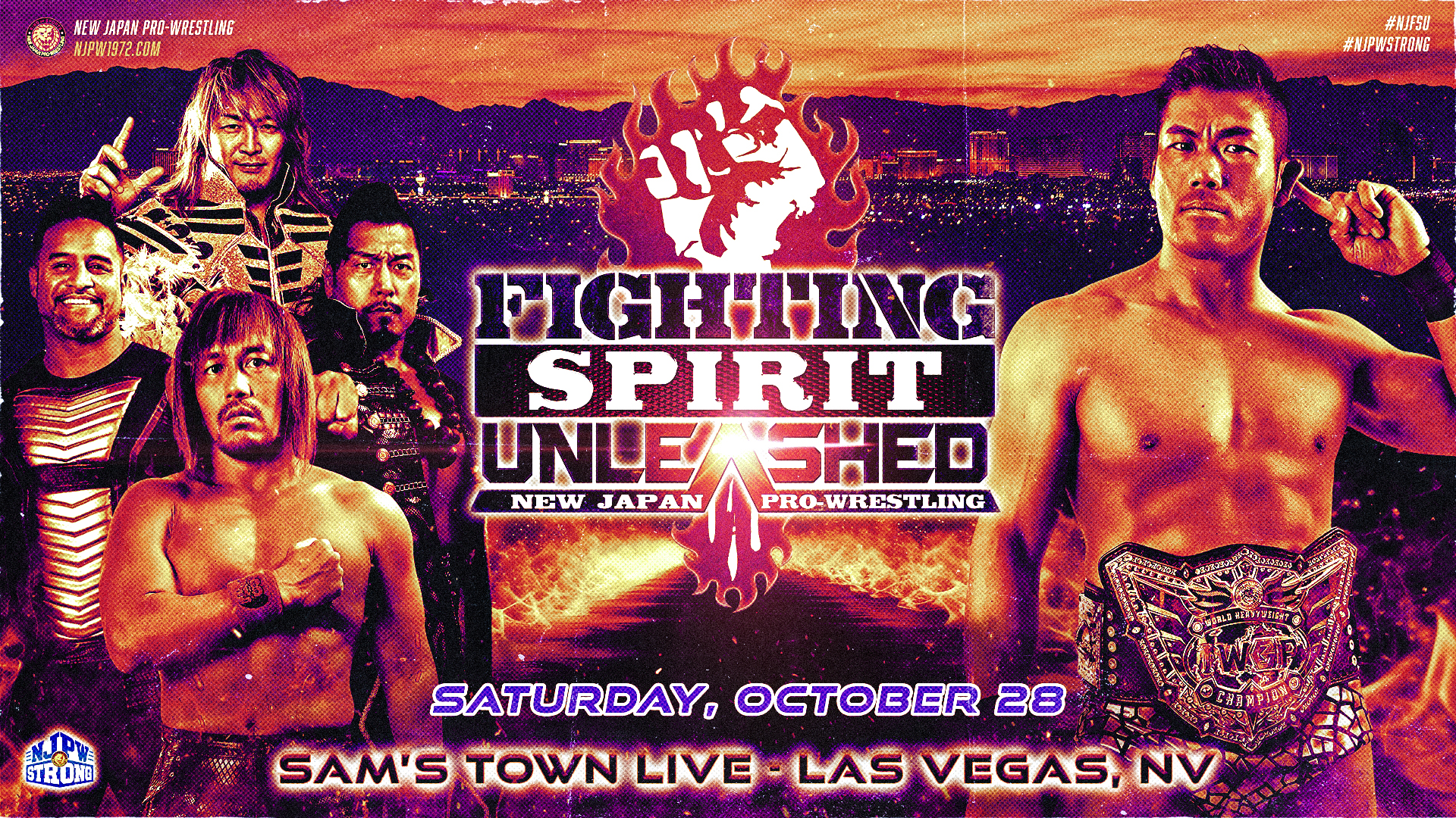 NJPW announces Fighting Spirit Unleashed for Las Vegas