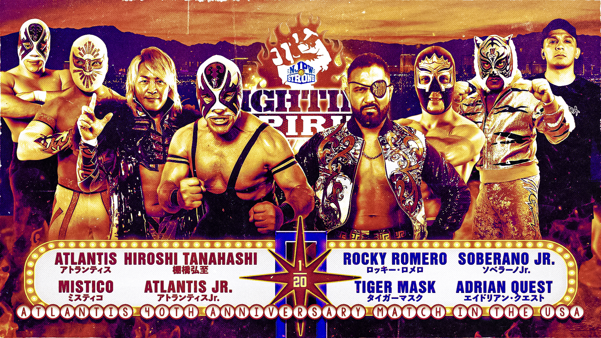 First matches official for NJPW Strong Fighting Spirit Unleashed