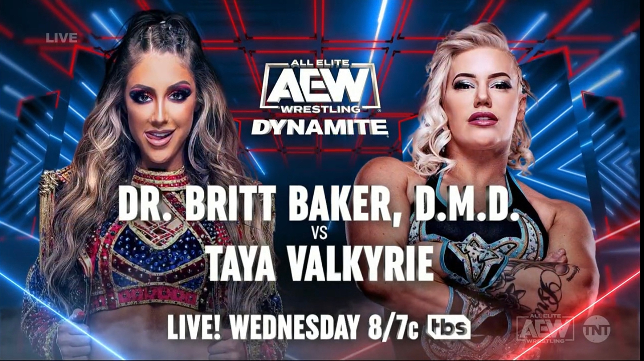 Britt Baker vs. Taya Valkyrie added to AEW Dynamite