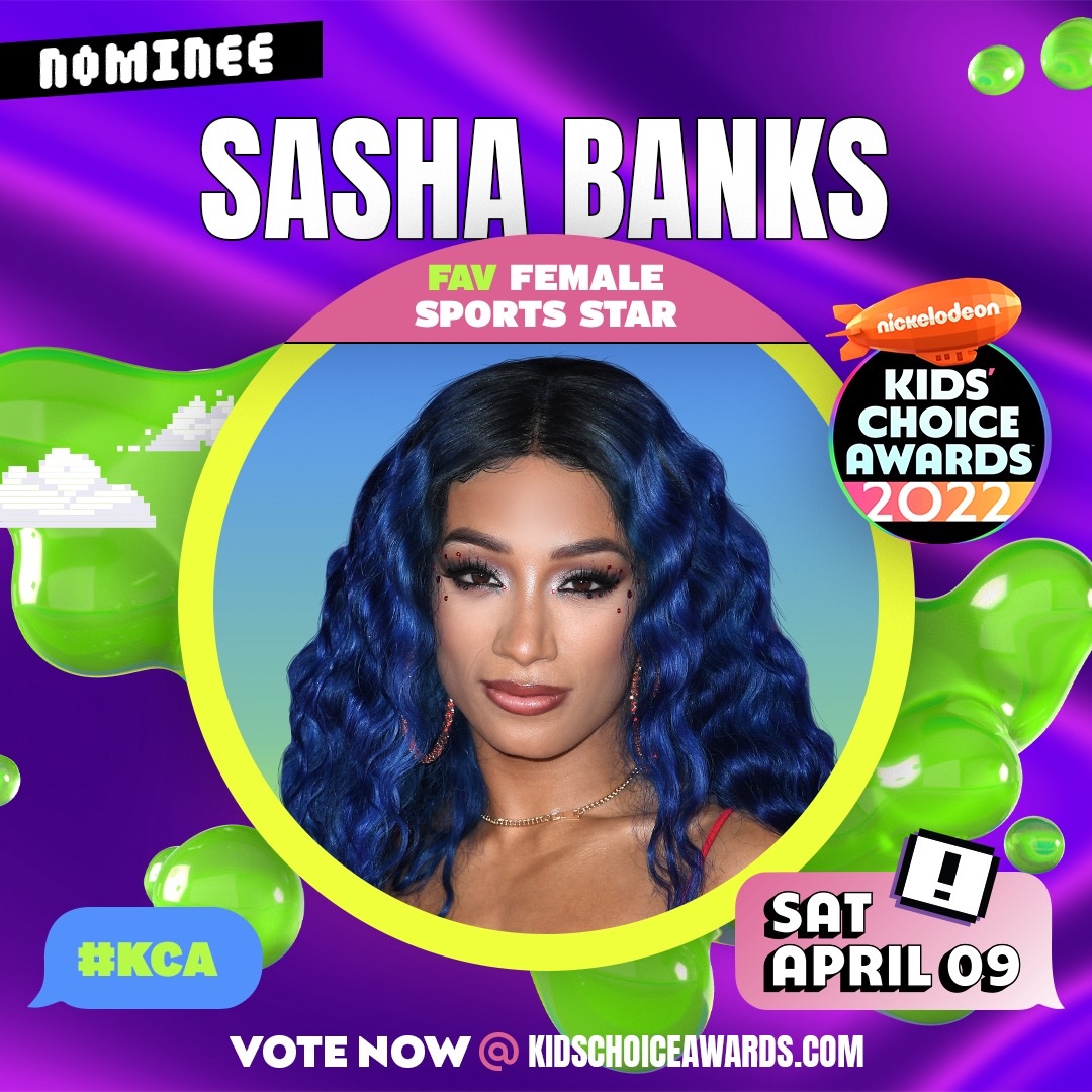 WWE’s Sasha Banks, Xavier Woods nominated for Nickelodeon Kids’ Choice Awards