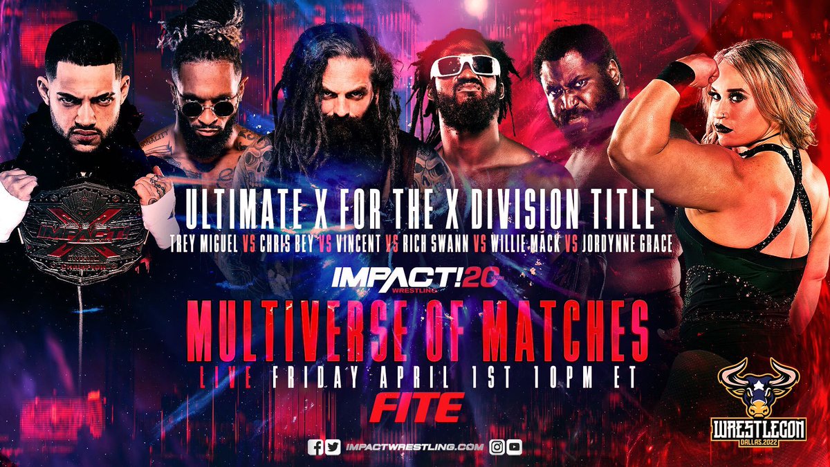 Impact announces change to Ultimate X match for Multiverse of Matches