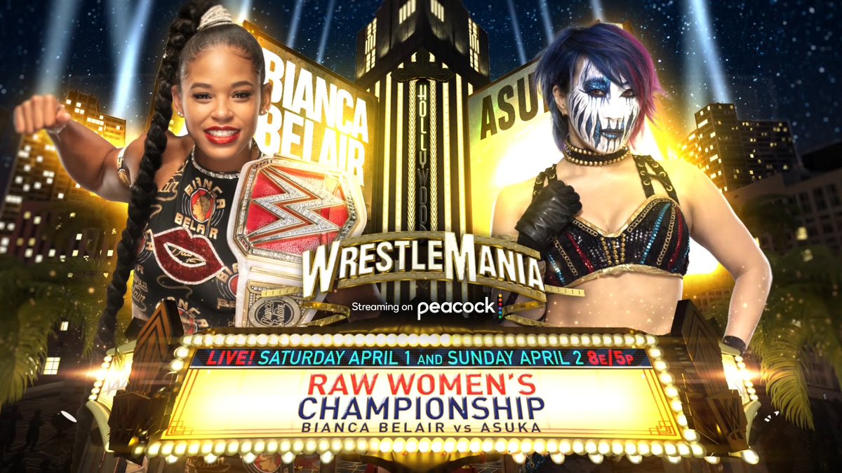Asuka to challenge Bianca Belair at WWE WrestleMania 39