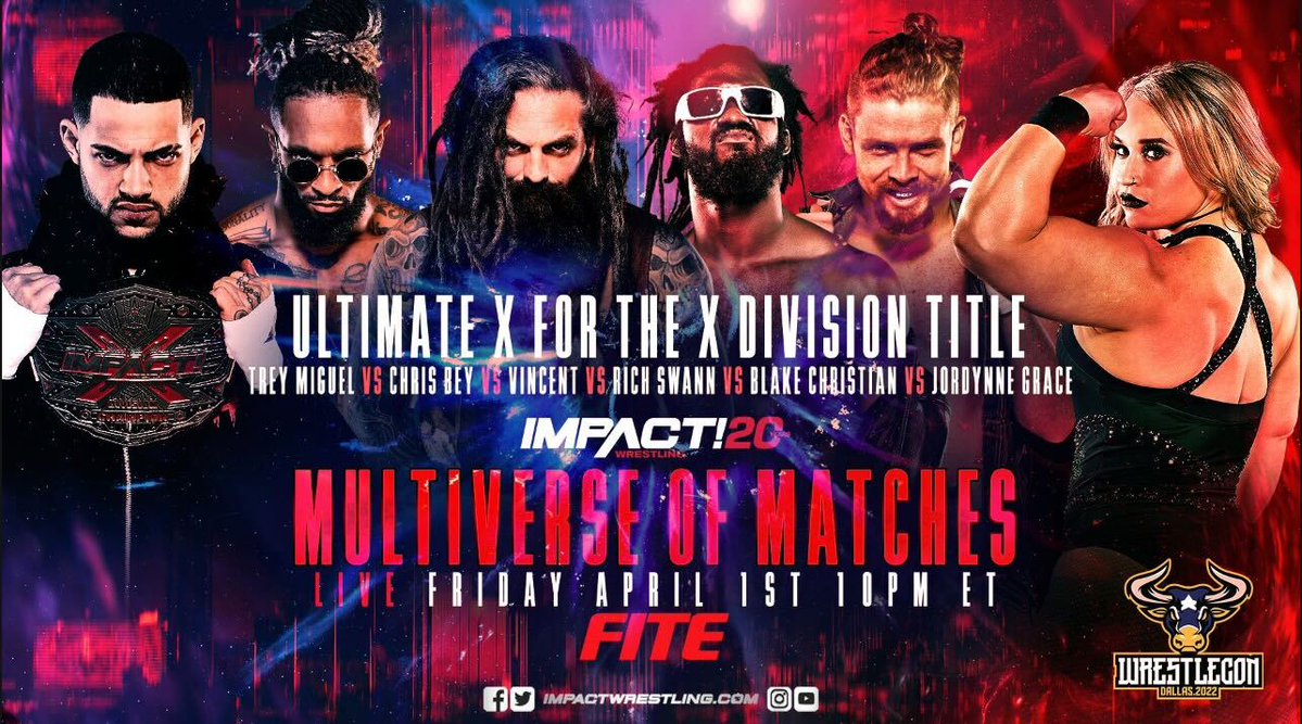 Blake Christian set for Ultimate X match at Impact Multiverse of Matches