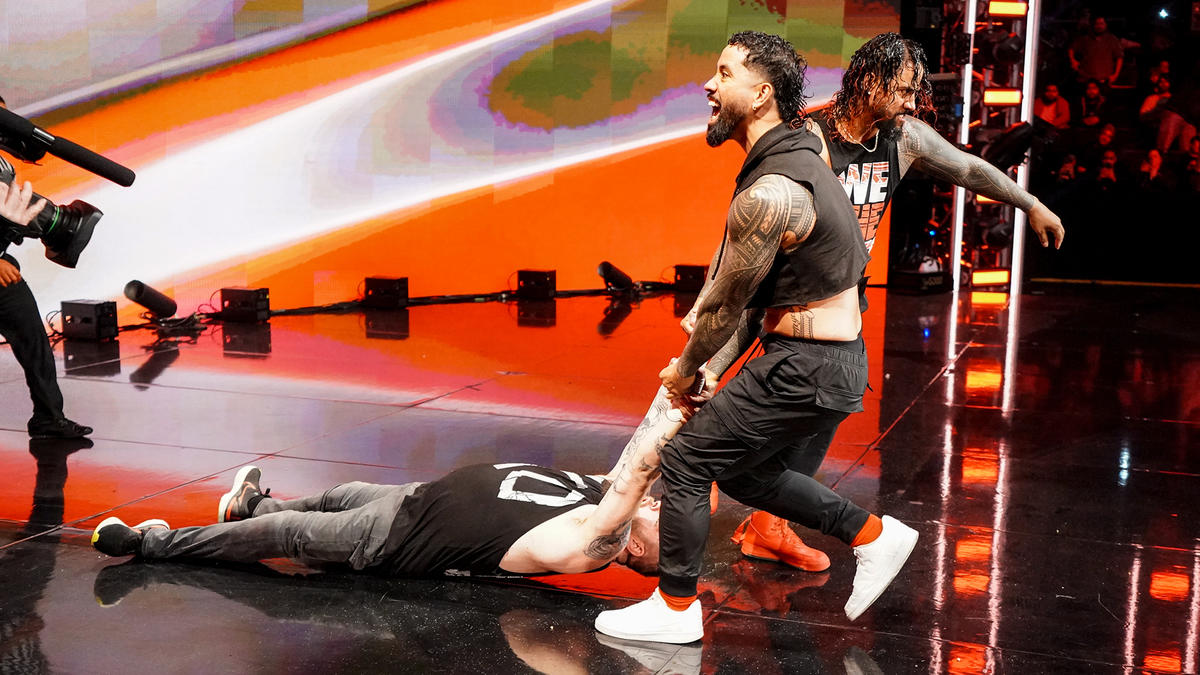 WWE Raw video highlights: The Bloodline take out Kevin Owens