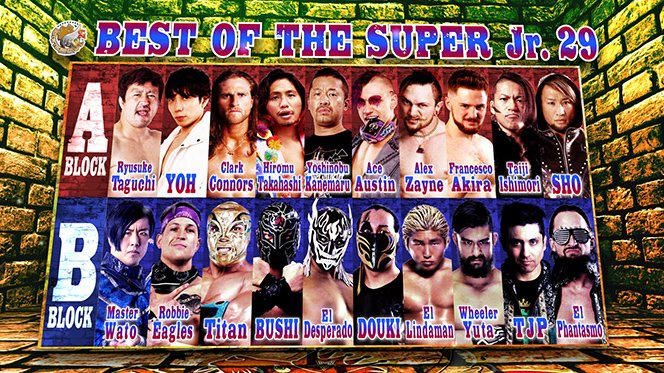 NJPW reveals participants for Best of the Super Juniors 29