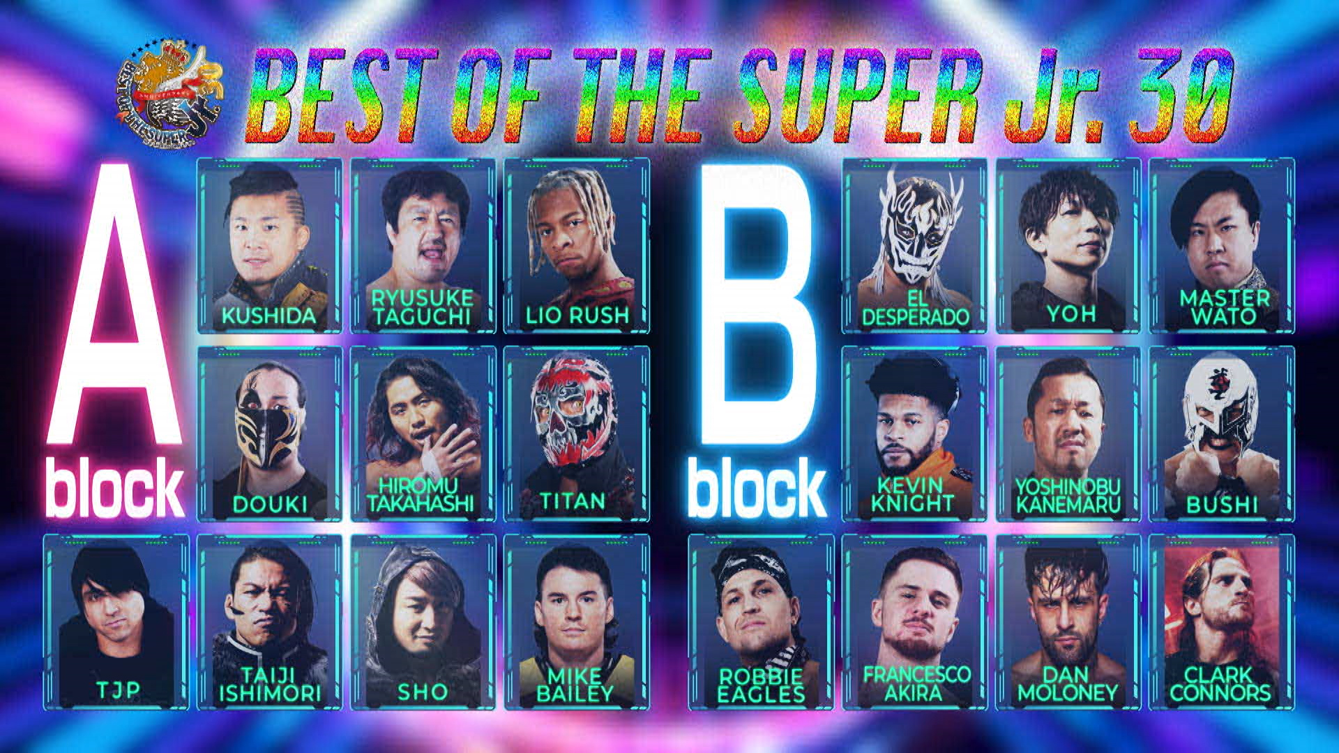 NJPW reveals Best of the Super Juniors 30 lineup